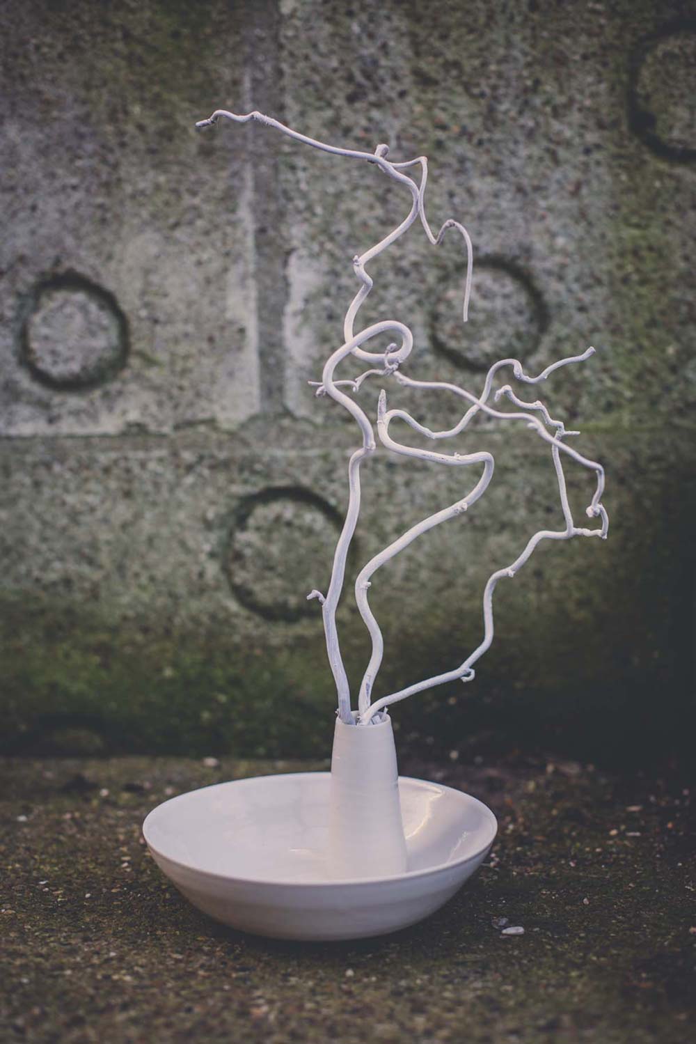 Ikebana dish